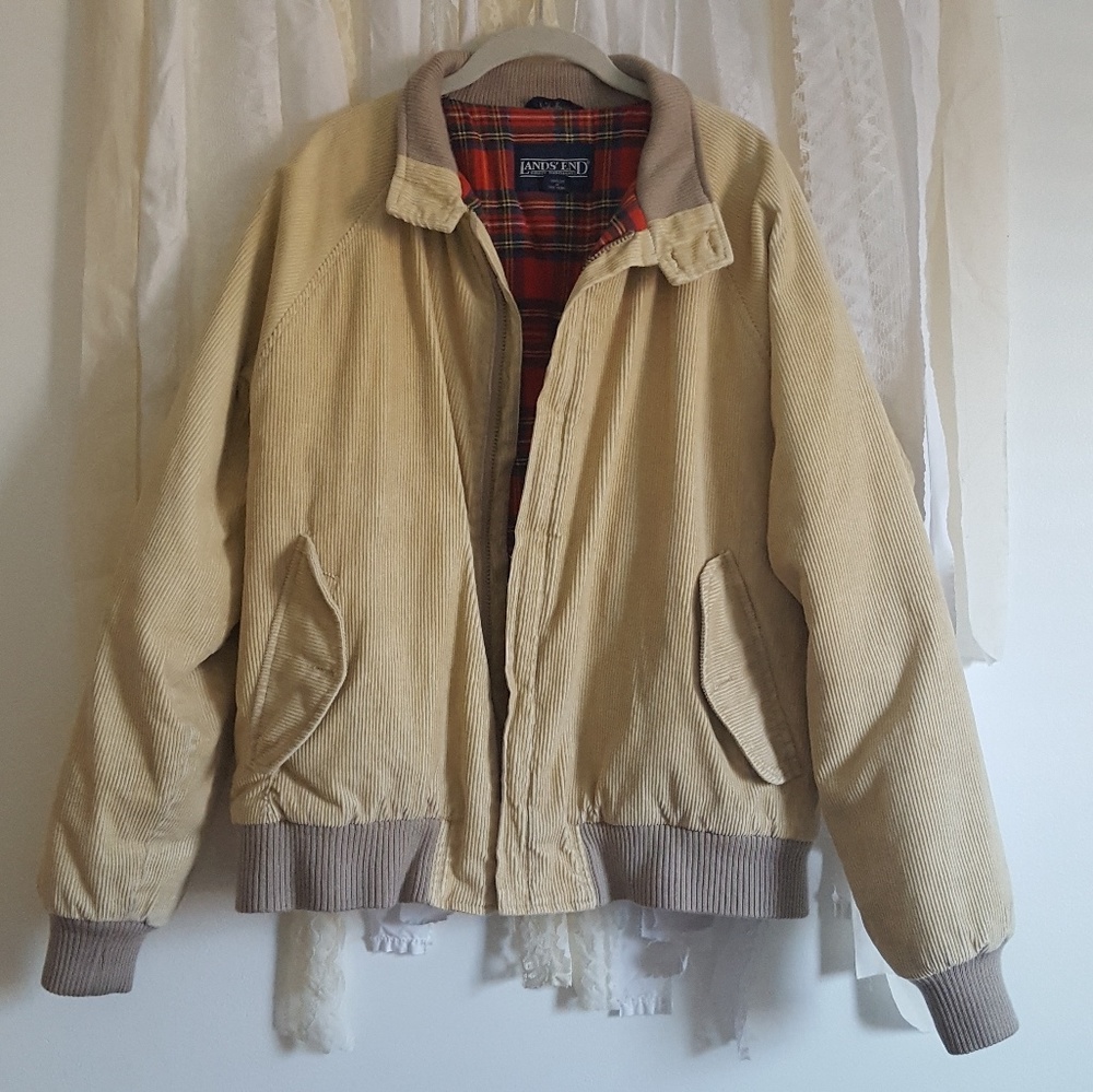 Vintage Land's End Corduroy Coat